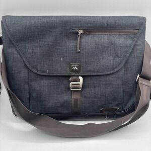 Brenthaven Pacific Life Deluxe Bag Dark Blue/ Brown